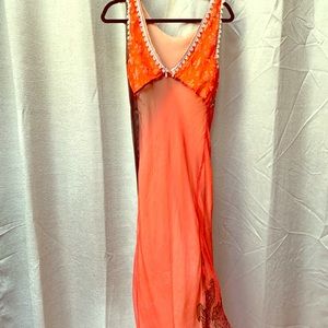 La Perla Orange Sleeveless Dress 🧡✨